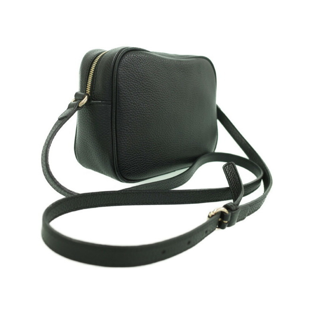 Gucci Disco Leather Crossbody Bag Pebbled Soho
